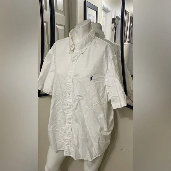 Polo by Ralph Lauren White Casual Button Down Shirt - Picture 1 of 3